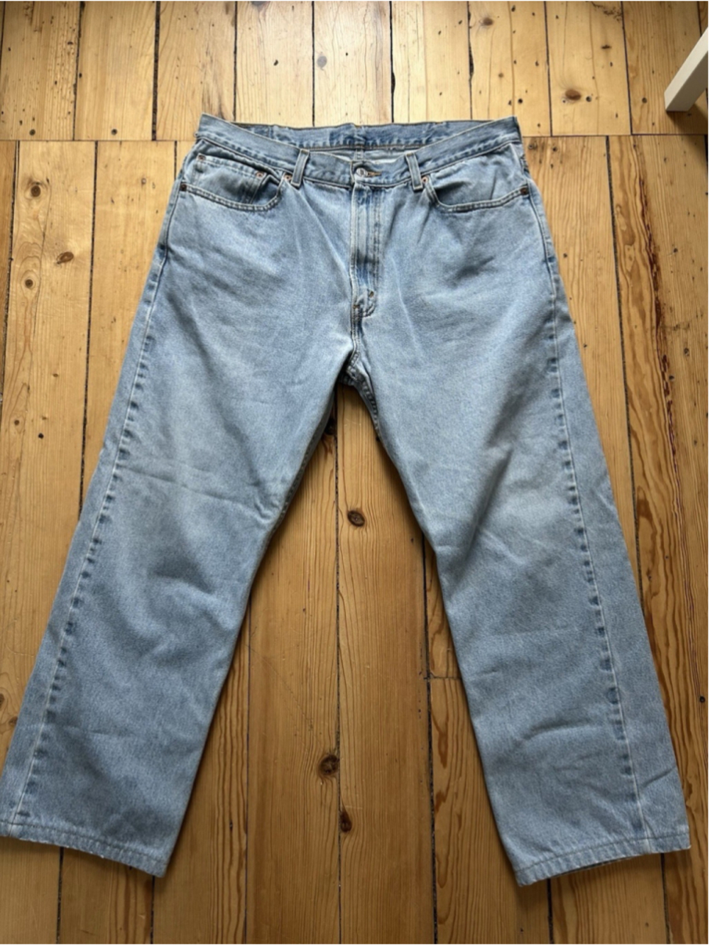 Vintage 1980 Levi's Denim Jeans Straight Leg Red Tab Made In USA 34